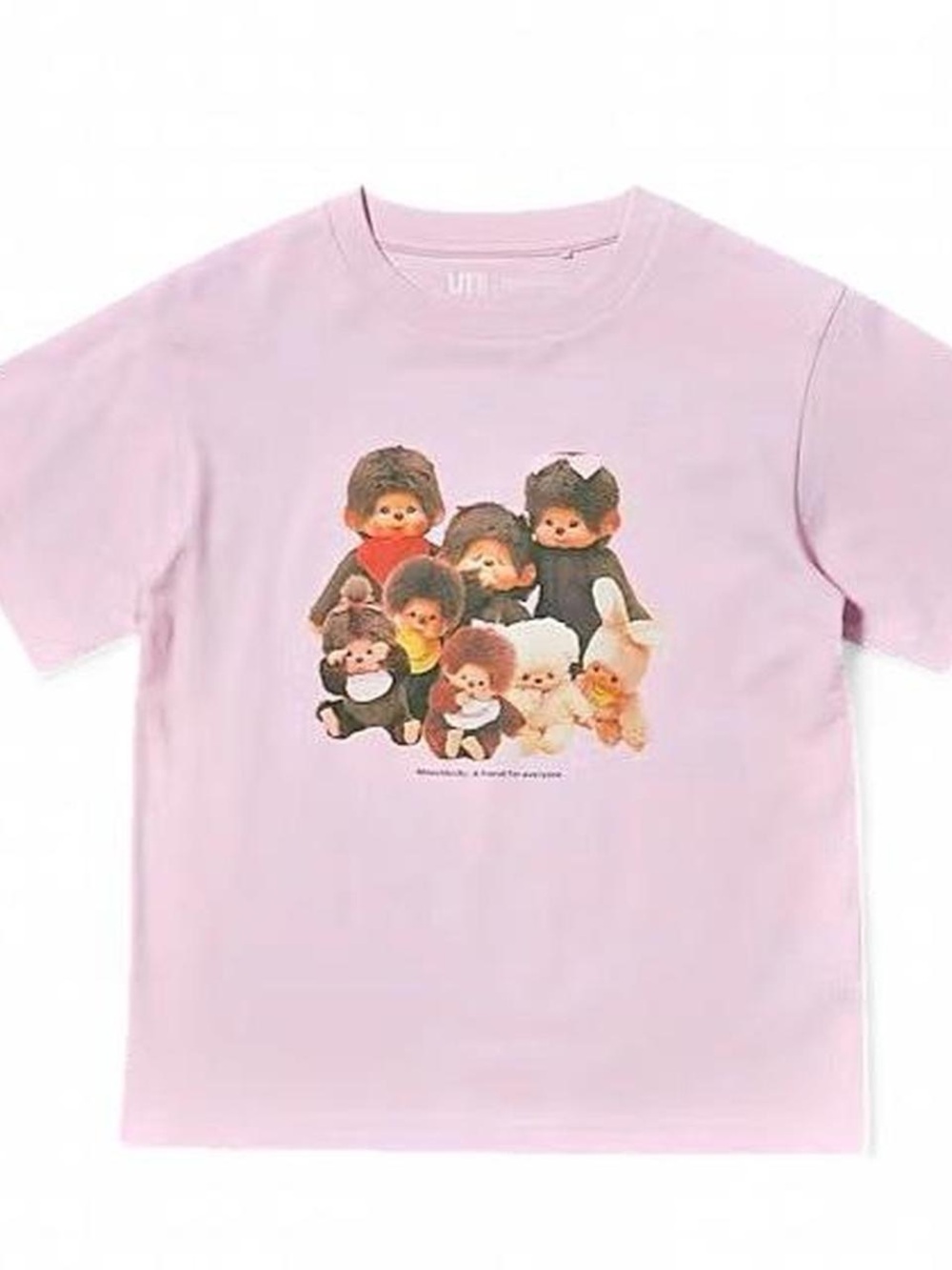 Kids Monchhichi Graphic Tee - Pink